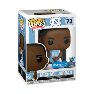 Pop! Basketball Michael Jordan UNC Home Jersey Walmart Exclusive Figure #73