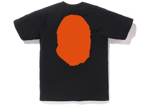 BAPE Colors Big Ape Head Tee Black/Yellow Size M